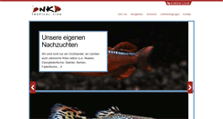 Desktop Screenshot of nktropicalfish.com